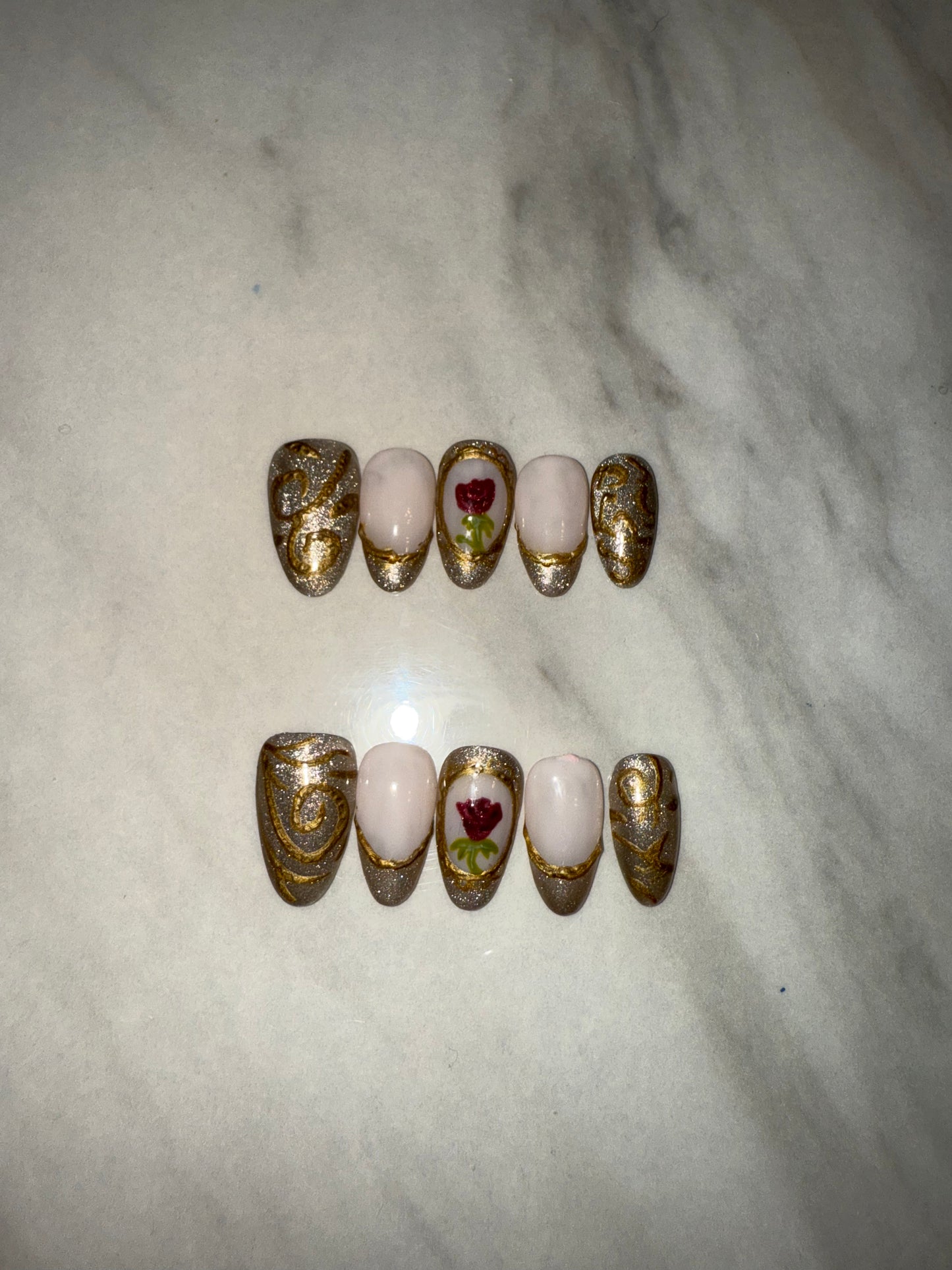 Beauty and the Beast inspired set 🌹